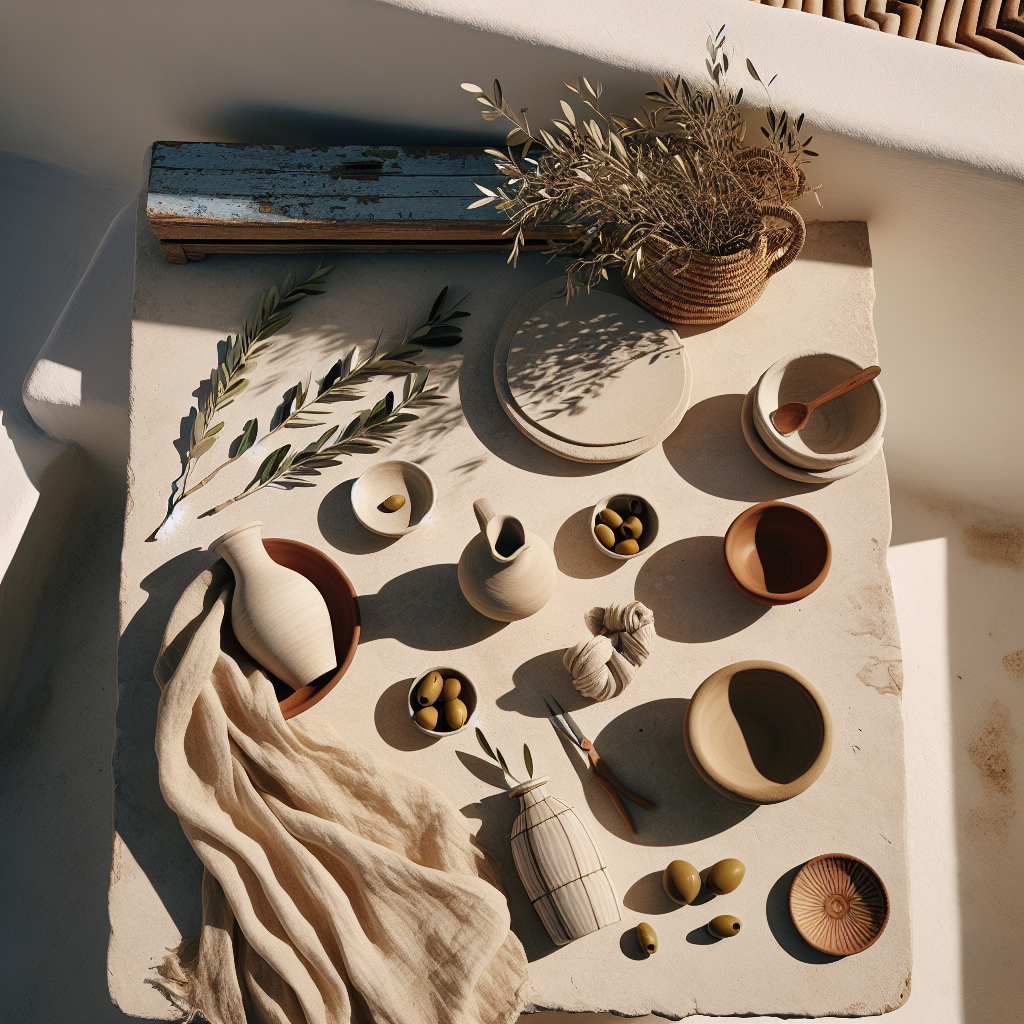 Hand-drawn olive branch wreath resting on ivory linen beside a fanned deck of playing cards